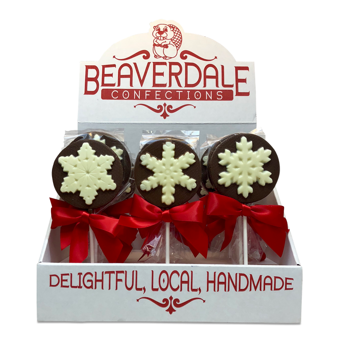 XMAS Snowflake Lollipops