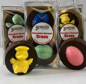Chocolate Dipped Easter Oreos