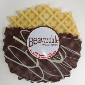 Chocolate-dipped Pizzelles